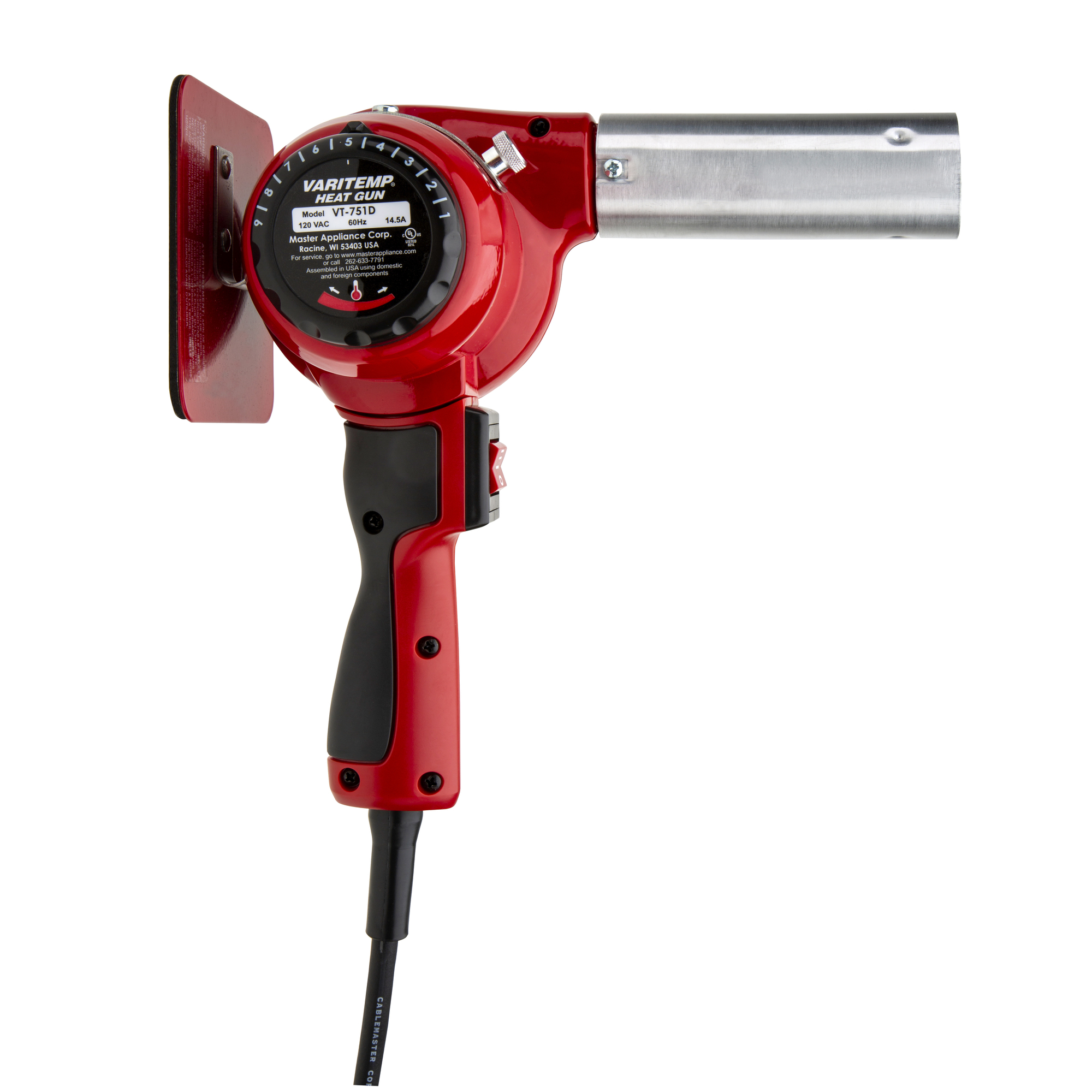 Master Appliance, Variable Temperature Heat Gun, Watts 1740, Max. BTU 5936, Model VT751D